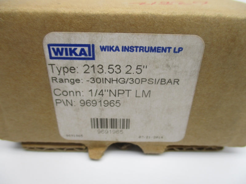 WIKA 9691965 213.532.5" 30PSI NSMP
