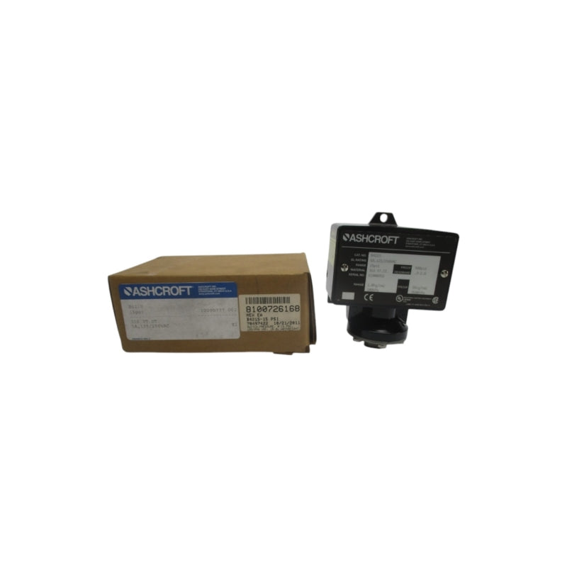 ASHCROFT B421S 125/250VAC 5A 15PSI NSMP
