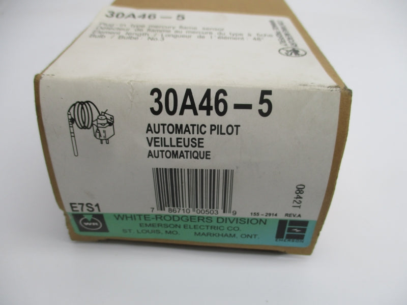 WHITE RODGERS 30A46-5 120/240VAC REV. A NSMP