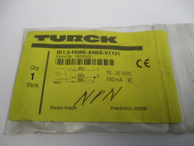 TURCK BI1,5-H08K-AN6X-V1131 1604340 10-30VDC NSMP