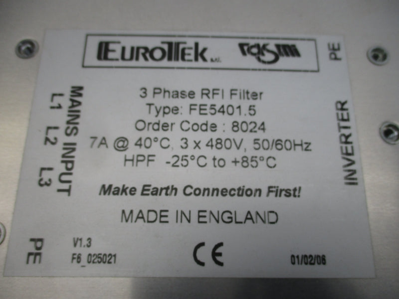 EUROTEK FE5401.5 3X480V NSMP
