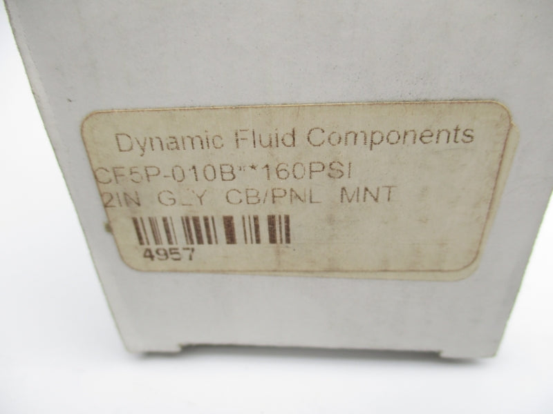 DYNAMIC FLUID COMPONENTS CF5P-010B 0-160PSI (AS PICTURED) NSMP
