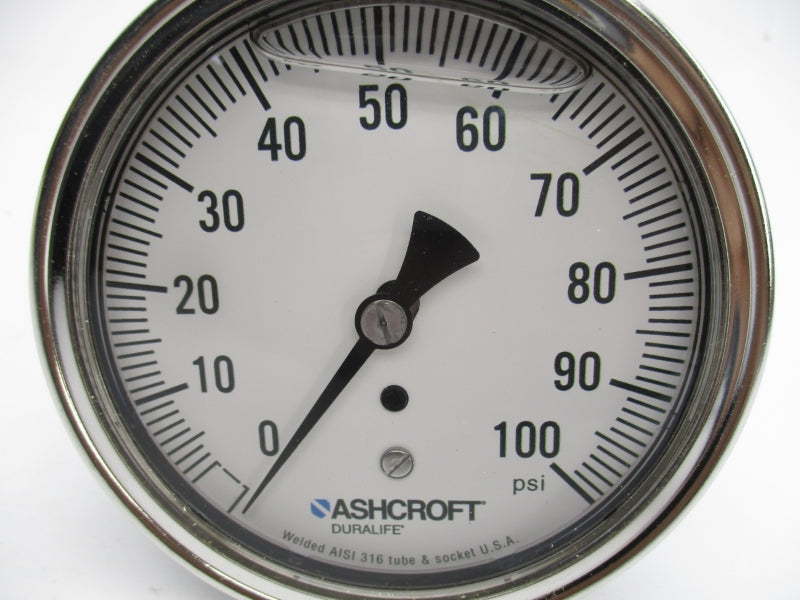 ASHCROFT 35-1009-SWL-02B-100# 0-100PSI NSMP