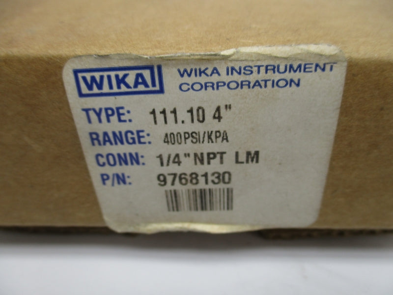 WIKA 9768130 111.104" 0-400PSI NSMP