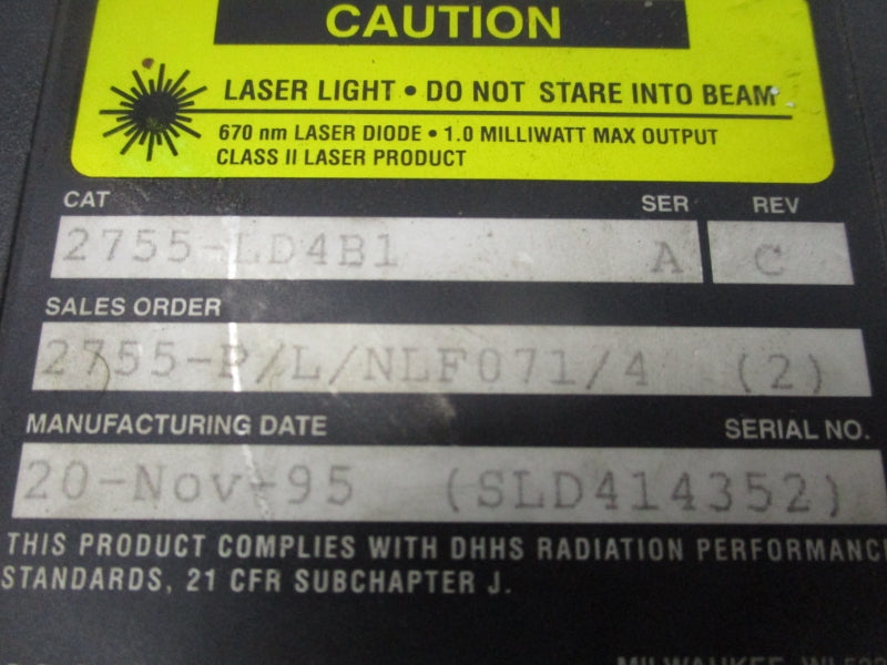 INDUSTRIAL SPARE PART 2755-LD4B1 SER. A NSNP