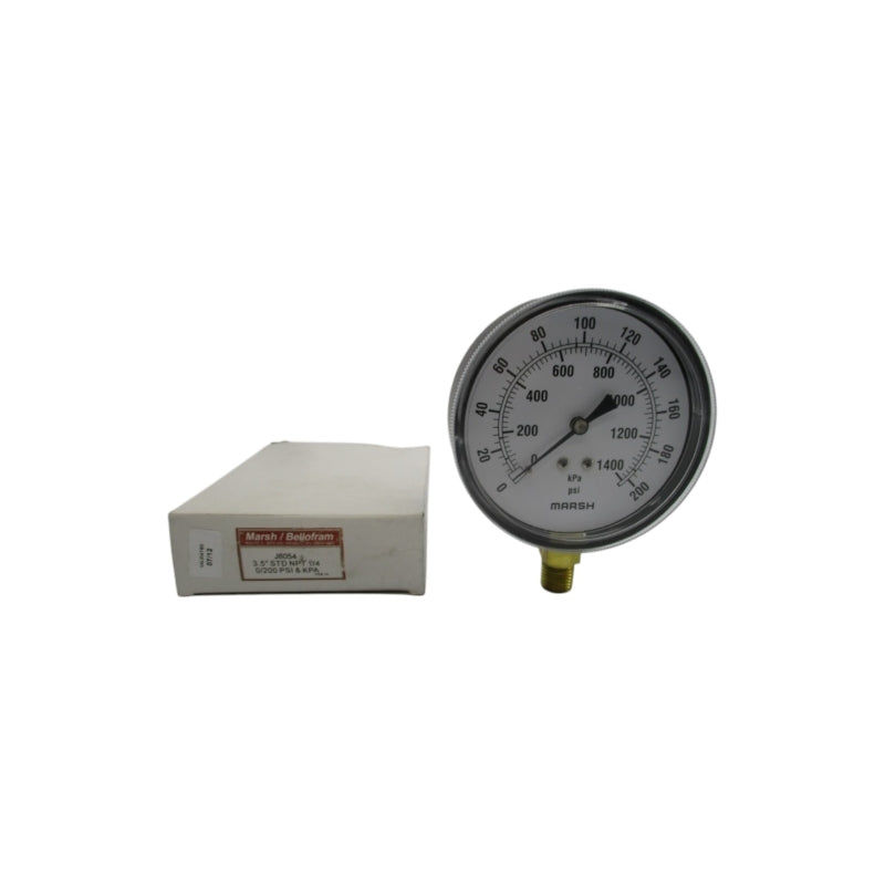 MARSH J8054 0-200PSI 3.5" NSMP