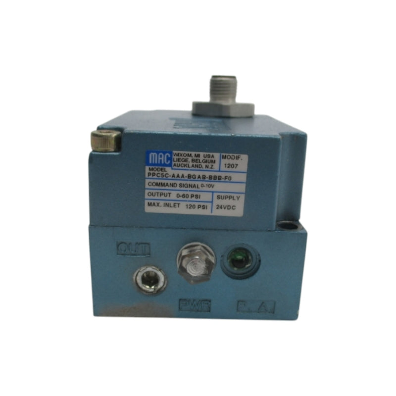 MAC PPC5C-AAA-BGAB-BBB-F0 24VDC 0-60PSI UNMP