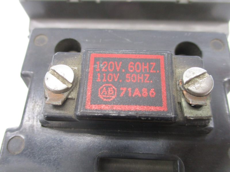 ALLEN BRADLEY 702-B0A93 SER. K 110/120V, 27A UNMP