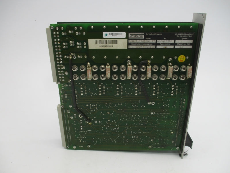 SEIDEL 60WKS-M240/06-PB 0600253901 172V 6A UNMP