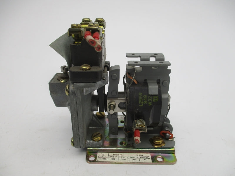 SQUARE D 9050A010E SER. A 120/110V UNMP