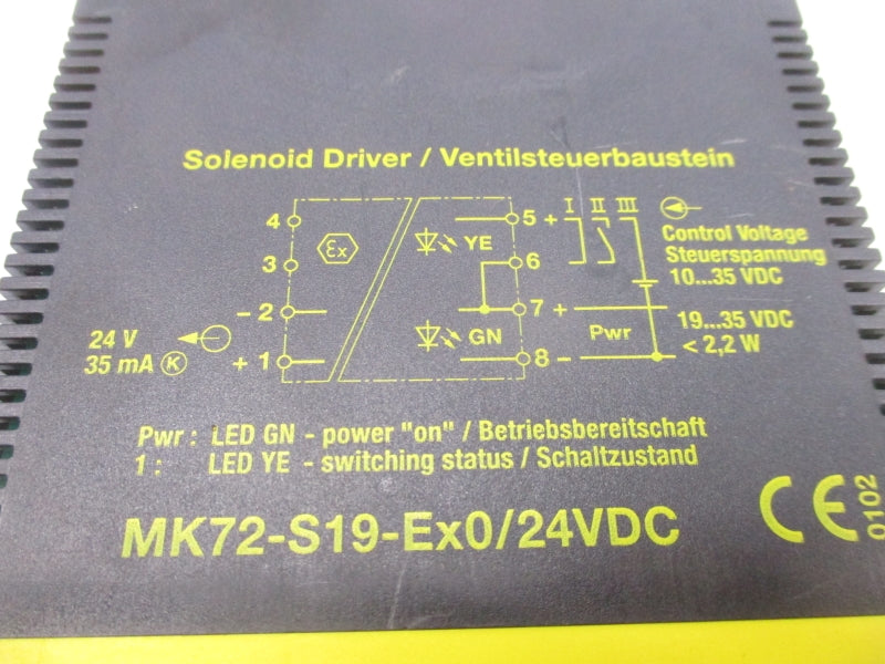 TURCK MK72-S19-EX0/24VDC 24VDC UNMP