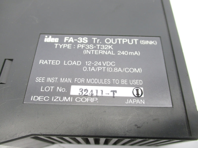 IDEC PF3S-T35K 12-24VDC 0.1A NSNP