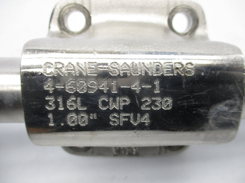 CRANE-SAUNDERS 4-60941-4-1 316L CWP 230 1.00" (AS PICTURED) UNMP
