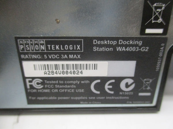 PSION TEKLOGIX WA4003-G2 5VDC 3A UNMP