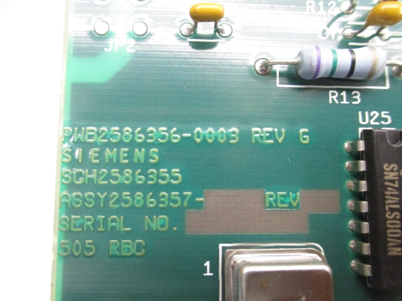 SIEMENS 505-6851A REV. G UNMP