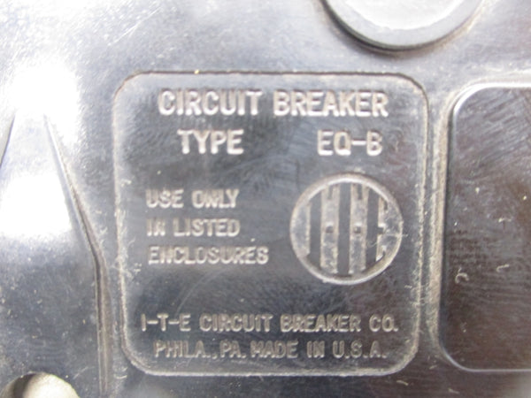 I-T-E EQ-B 120/240VAC 20A UNMP