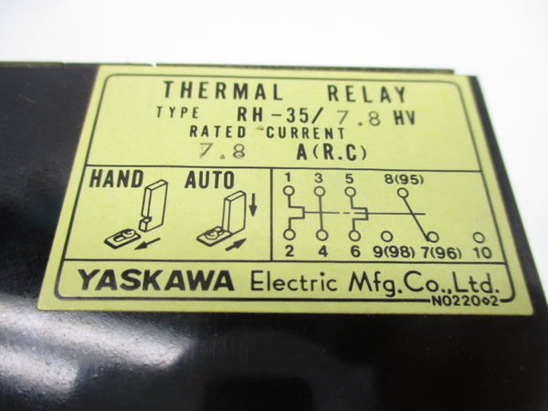 YASKAWA RH-35/7.8HV 7.8A NSNP