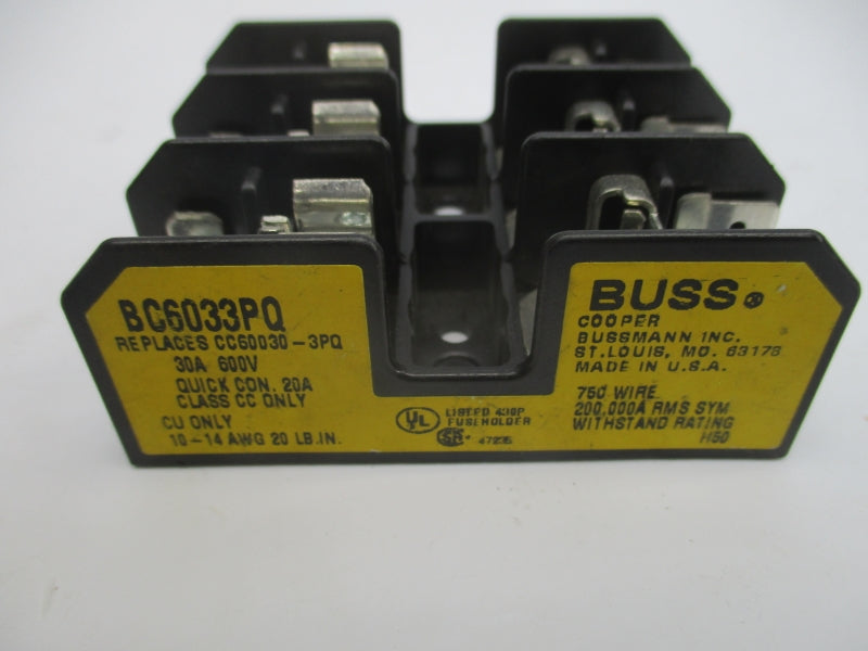 BUSSMANN BC6033PQ 600V 30A NSNP