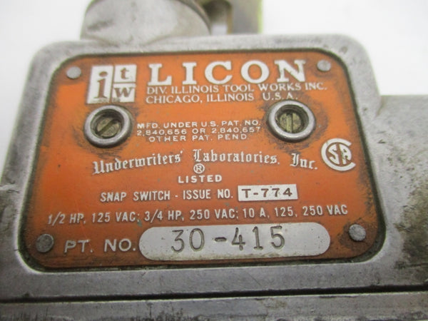 LICON 30-415 250VAC 10A (AS PICTURED) UNMP