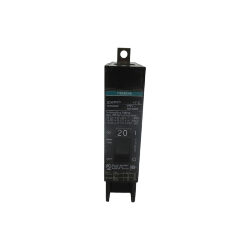 SIEMENS BQD120 277V 20A NSNP