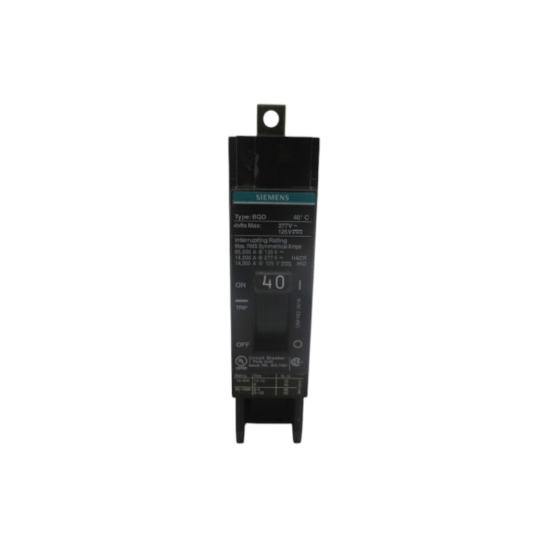 SIEMENS BQD140 277V 40A NSNP