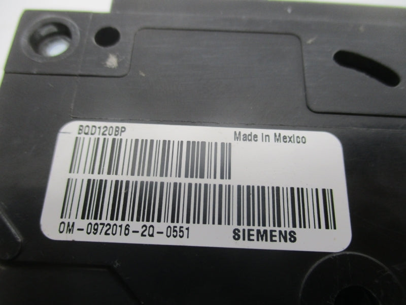 SIEMENS BQD120BP 277V 20A NSNP
