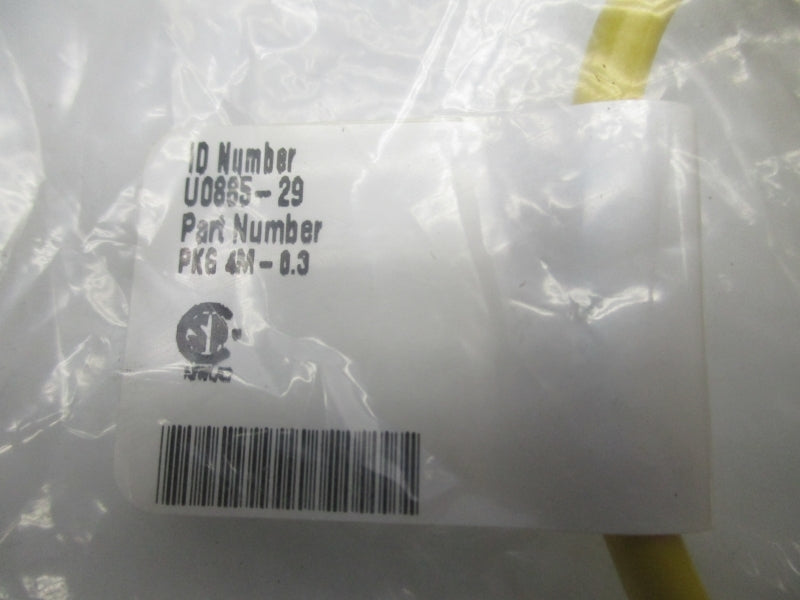 TURCK U0885-29 PKG 4M-0.3 125V 2A NSMP