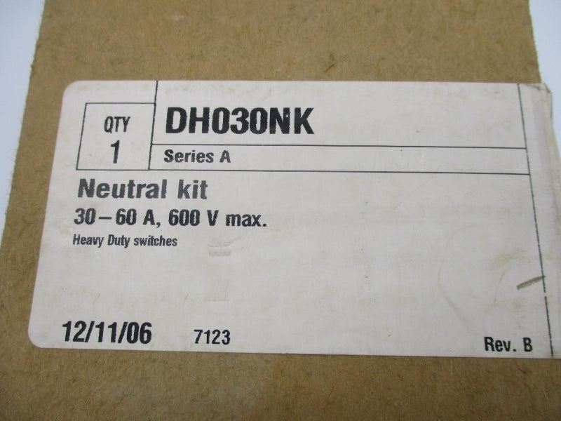 EATON DH030NK SER. A 600V 30-60A NSFS