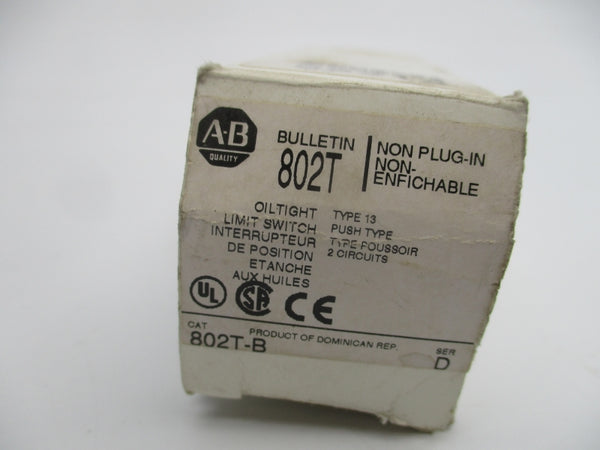 ALLEN BRADLEY 802T-B SER. D 120-600VAC 600A NSMP