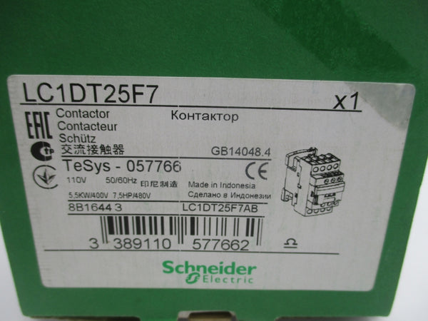 SCHNEIDER ELECTRIC LC1DT25F7 110V NSMP