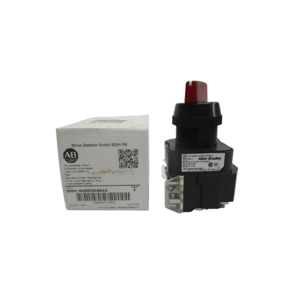 ALLEN BRADLEY 800H-16HRR2KB6AX SER. F 120V NSMP