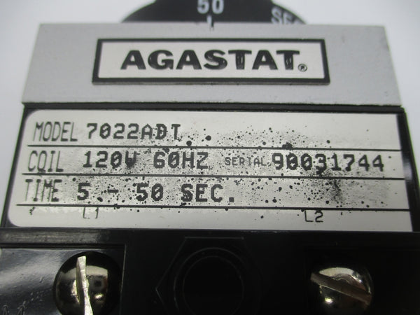 AGASTAT 7022ADT 120V 5-50SEC NSNP