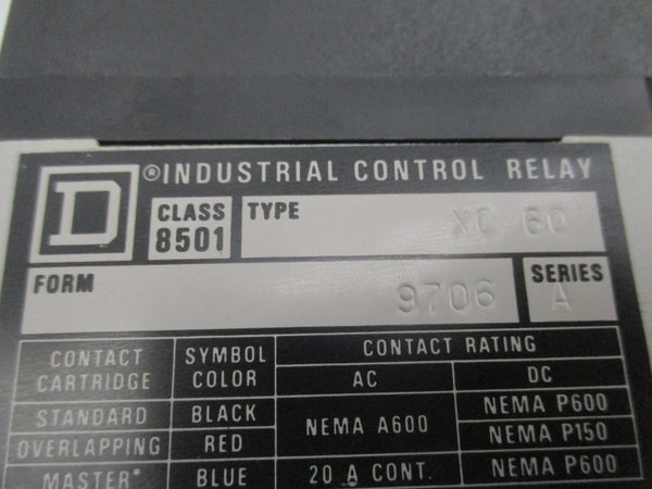 SQUARE D 8501-X060 SER. A 110/120V NSNP