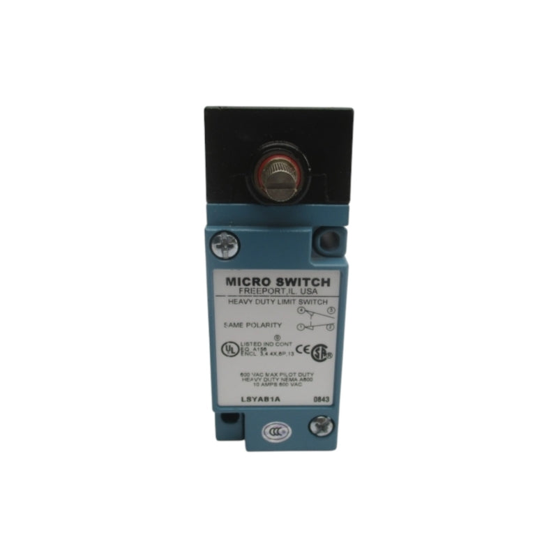 MICRO SWITCH LSYAB1A 600VAC 10A NSNP
