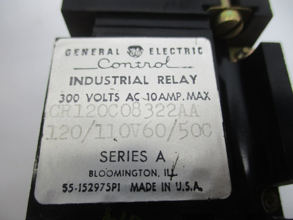 GENERAL ELECTRIC CR120C08322AA SER. A 120/110V NSNP