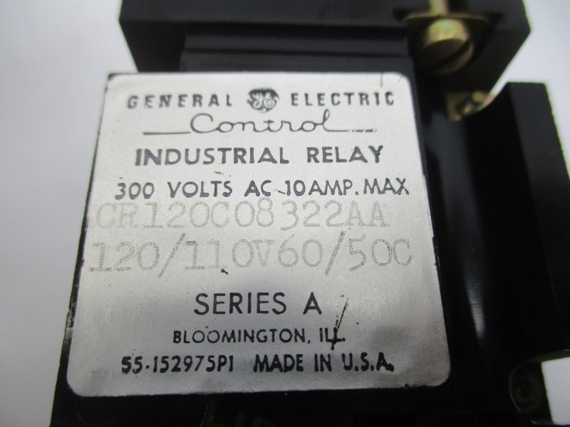 GENERAL ELECTRIC CR120C08322AA SER. A 120/110V NSNP