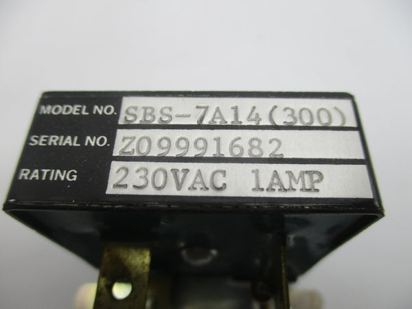 SYRACUSE ELECTRONICS SBS-7A14(300) 230VAC 1A NSNP