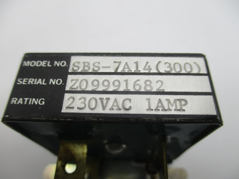 SYRACUSE ELECTRONICS SBS-7A14(300) 230VAC 1A NSNP