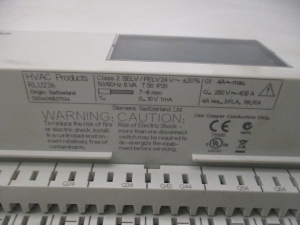 SIEMENS RLU236 250V 4A (AS PICTURED) NSMP