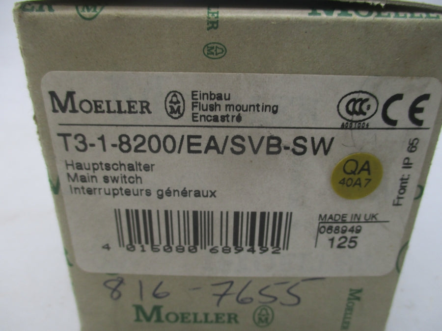 MOELLER T3-1-8200/EA/SVB-SW 500V 15A NSMP