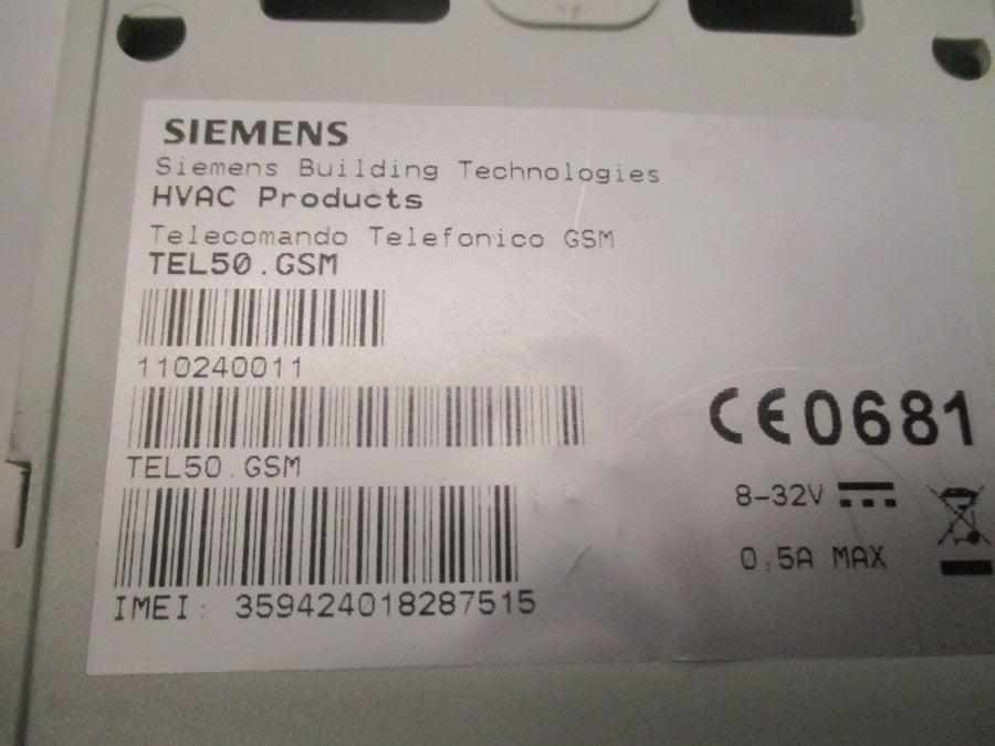 SIEMENS TEL50.GSM 8-32V 0.5A (AS PICTURED) UNMP