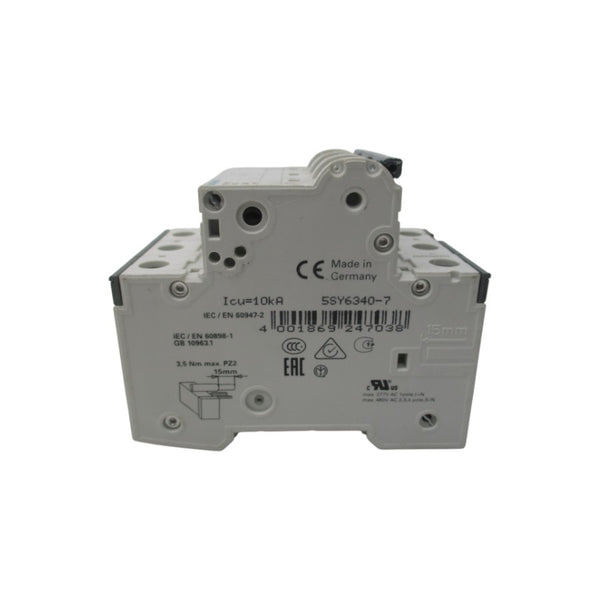 SIEMENS 5SY6340-7 400V 40A NSNP