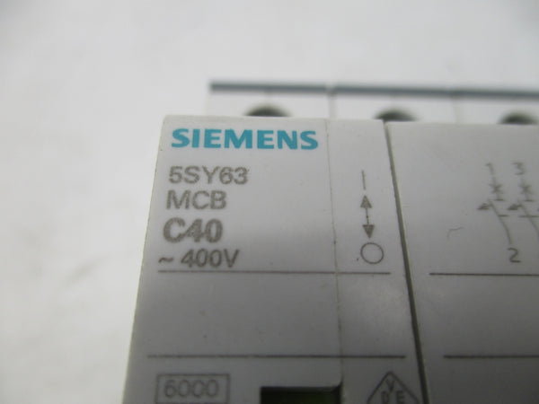 SIEMENS 5SY6340-7 400V 40A NSNP