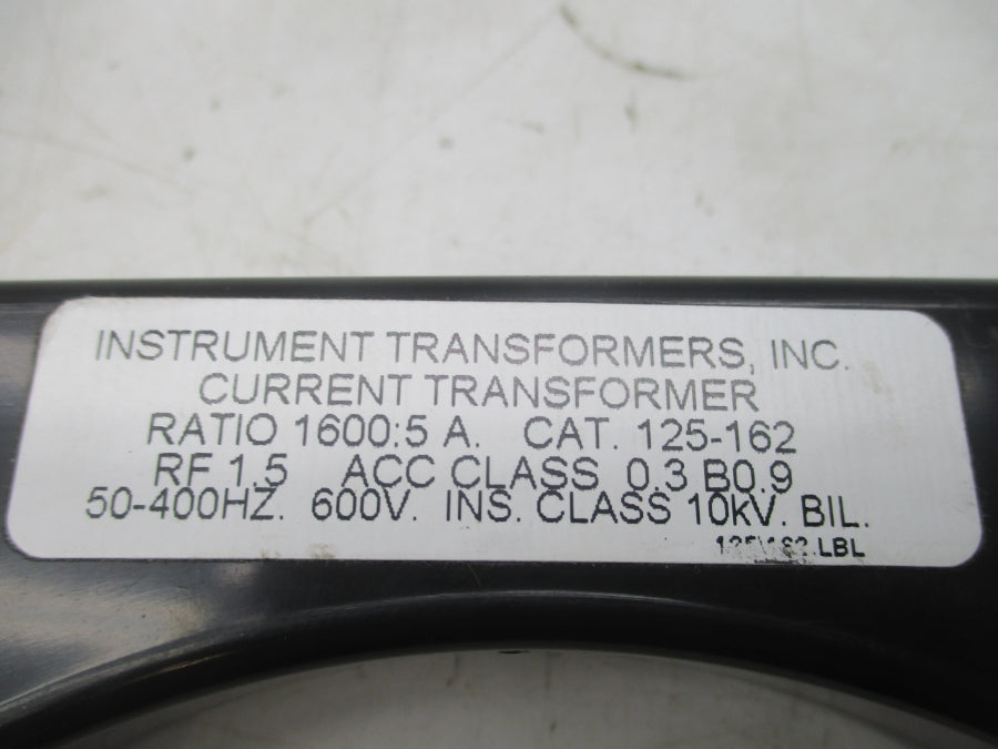 INSTRUMENT TRANSFORMERS 125-162 600V NSNP
