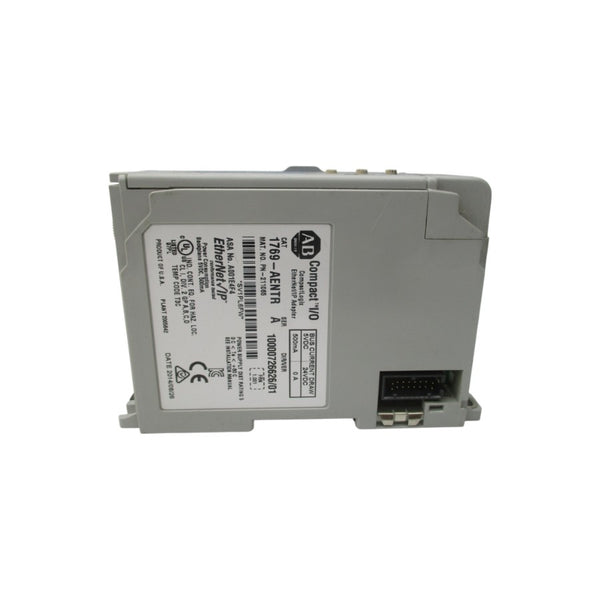 ALLEN BRADLEY 1769-AENTR SER. A F/W 1.001 24VDC 0A UNMP