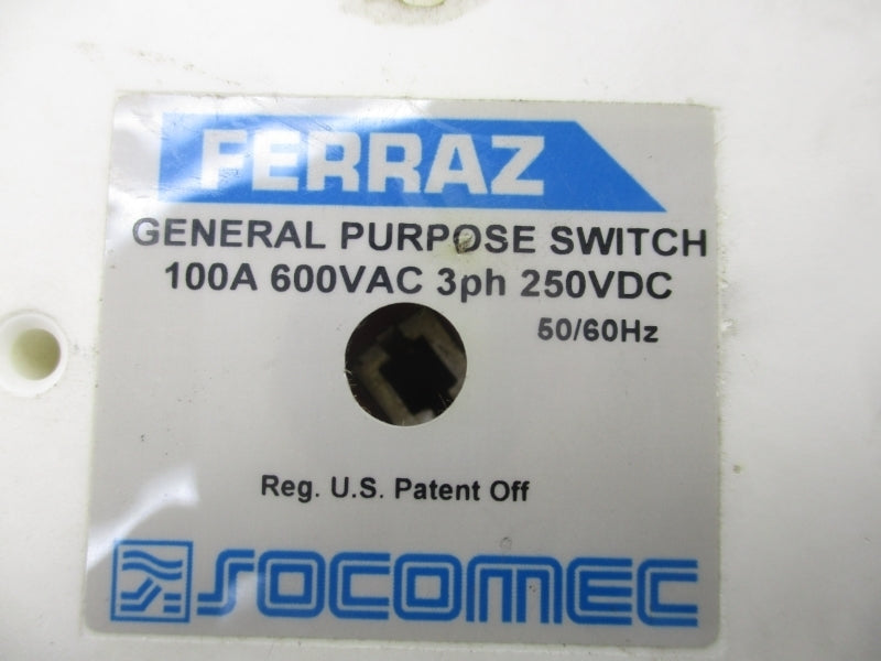 FERRAZ SCV100-27F03010 600VAC 400A (AS PICTURED) UNMP