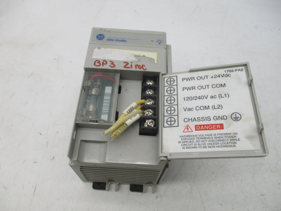ALLEN BRADLEY 1769-PA2 SER. A 24VDC 0.7A UNMP