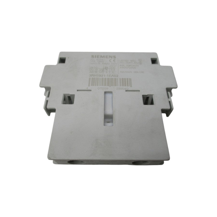 SIEMENS 3RH1921-1EA02 240V 10A NSNP