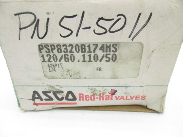 ASCO PSP8320B174MS 110/120V 100PSI 1/4" NSMP