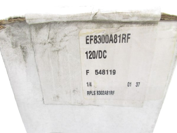 ASCO EF8300A81RF 120VDC 1/4" NSFS